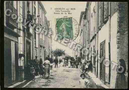 Ville de ARGELESSURMER Carte postale ancienne