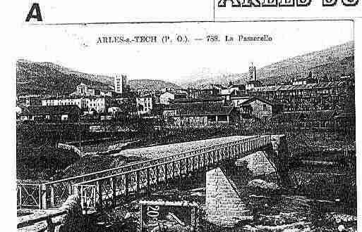 Ville de ARLESSURTECH Carte postale ancienne