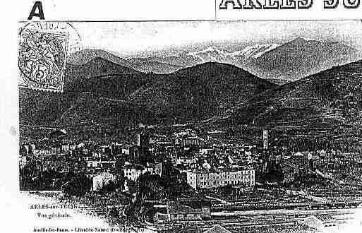 Ville de ARLESSURTECH Carte postale ancienne