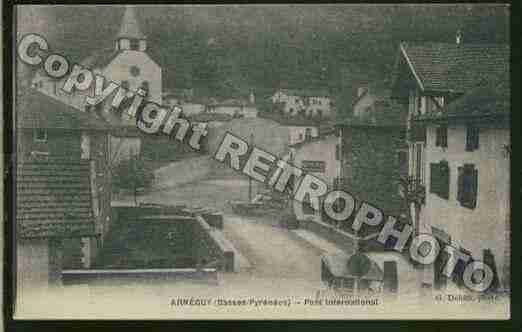 Ville de ARNEGUY Carte postale ancienne
