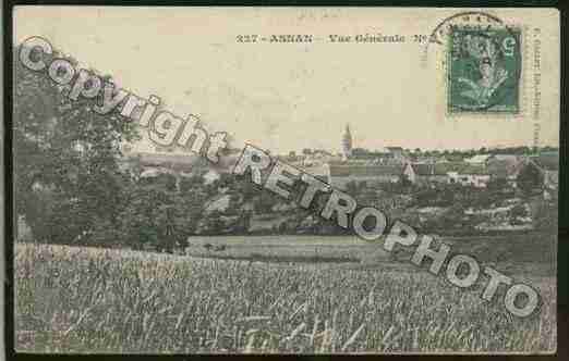 Ville de ASNAN Carte postale ancienne