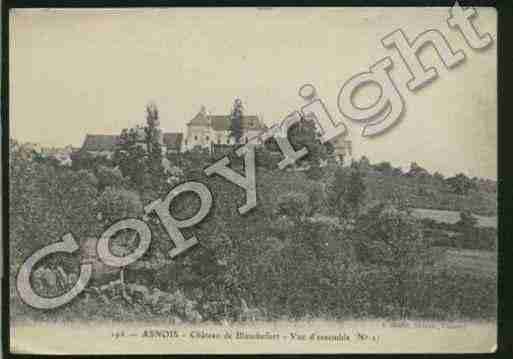 Ville de ASNOIS Carte postale ancienne