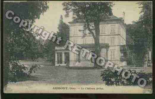 Ville de AUMONT Carte postale ancienne
