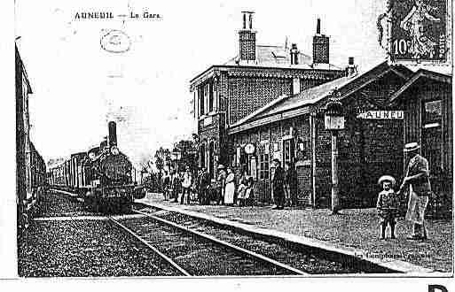 Ville de AUNEUIL Carte postale ancienne