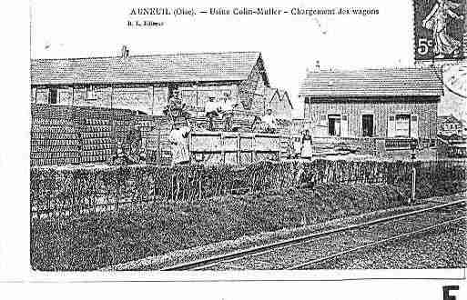 Ville de AUNEUIL Carte postale ancienne