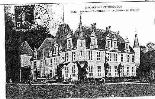 Ville de AUTHEZAT Carte postale ancienne