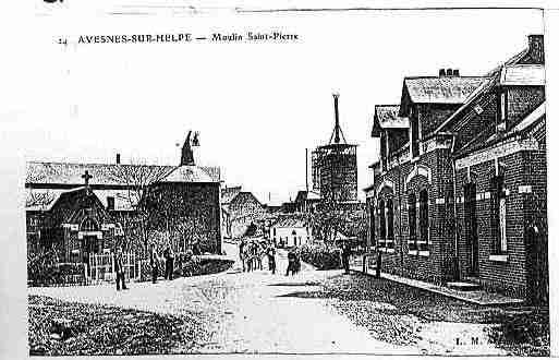 Ville de AVESNESSURHELPE Carte postale ancienne
