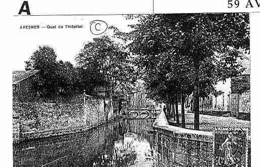 Ville de AVESNESSURHELPE Carte postale ancienne