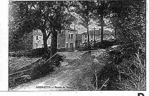 Ville de AZOLETTE Carte postale ancienne