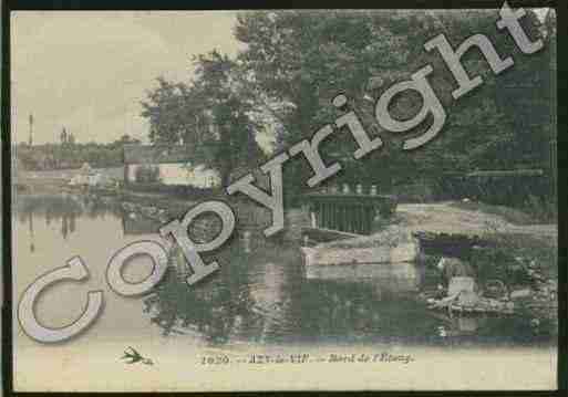 Ville de AZYLEVIF Carte postale ancienne