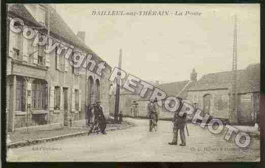 Ville de BAILLEULSURTHERAIN Carte postale ancienne