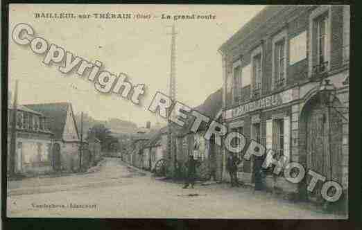 Ville de BAILLEULSURTHERAIN Carte postale ancienne