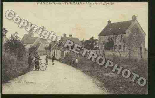 Ville de BAILLEULSURTHERAIN Carte postale ancienne