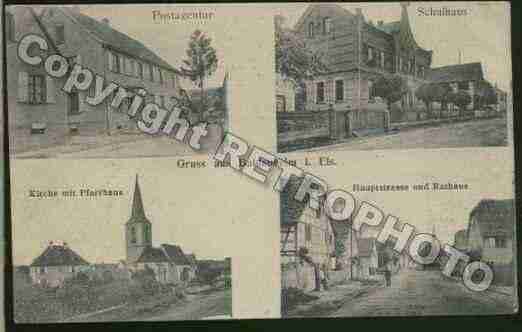 Ville de BALDENHEIM Carte postale ancienne