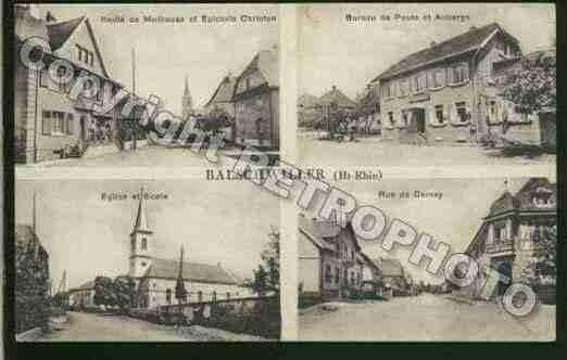 Ville de BALSCHWILLER Carte postale ancienne