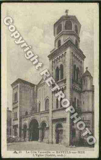 Ville de BANYULSSURMER Carte postale ancienne