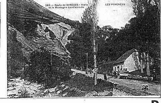 Ville de BAREGES Carte postale ancienne