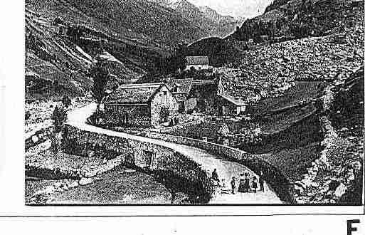 Ville de BAREGES Carte postale ancienne