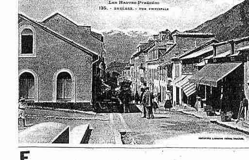 Ville de BAREGES Carte postale ancienne