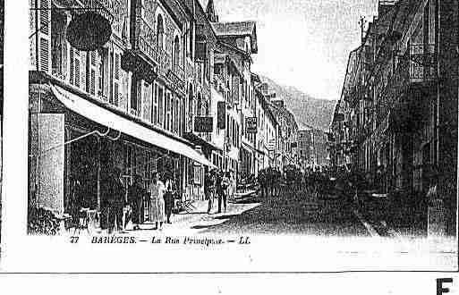 Ville de BAREGES Carte postale ancienne