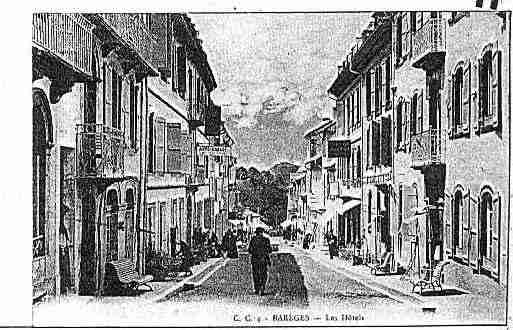 Ville de BAREGES Carte postale ancienne