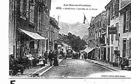 Ville de BAREGES Carte postale ancienne