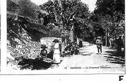 Ville de BAREGES Carte postale ancienne