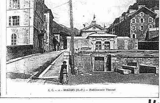 Ville de BAREGES Carte postale ancienne