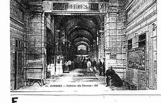 Ville de BAREGES Carte postale ancienne
