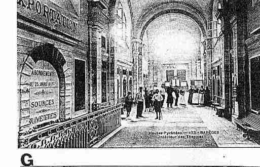 Ville de BAREGES Carte postale ancienne