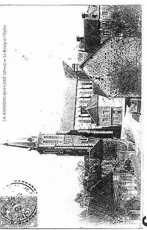 Ville de BAROCHESOUSLUCE(LA) Carte postale ancienne