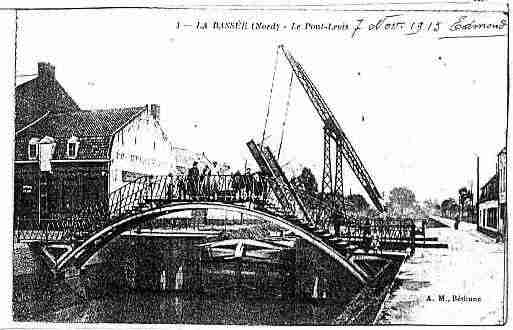 Ville de BASSEE(LA) Carte postale ancienne