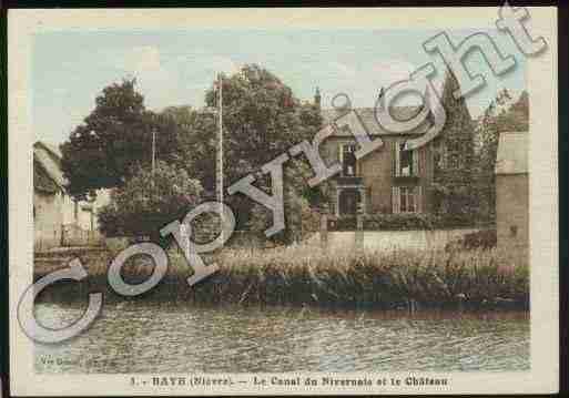 Ville de BAYE Carte postale ancienne