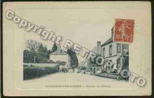 Ville de BAZOCHESSURHOENE Carte postale ancienne