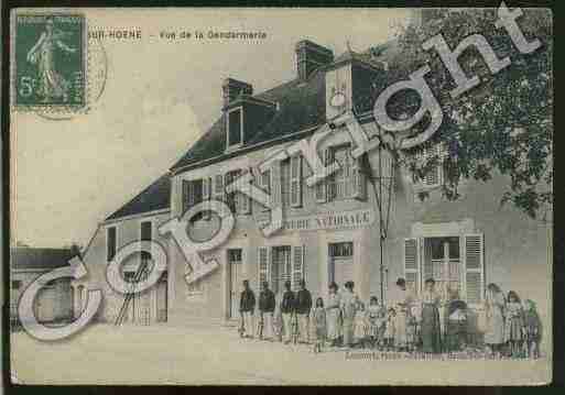 Ville de BAZOCHESSURHOENE Carte postale ancienne