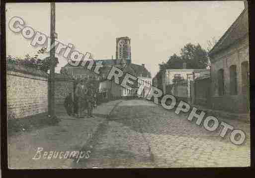 Ville de BEAUCAMPSLIGNY Carte postale ancienne