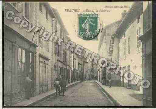 Ville de BEAUJEU Carte postale ancienne