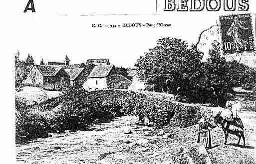 Ville de BEDOUS Carte postale ancienne