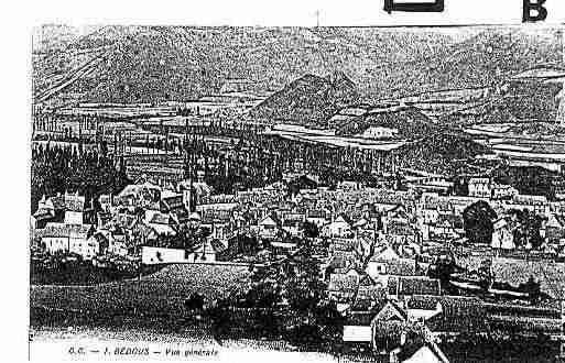 Ville de BEDOUS Carte postale ancienne