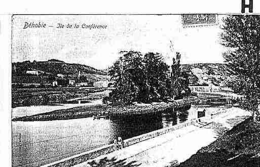 Ville de BEHOBIE Carte postale ancienne