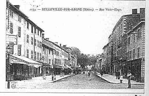 Ville de BELLEVILLE Carte postale ancienne