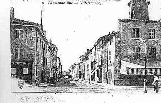 Ville de BELLEVILLE Carte postale ancienne