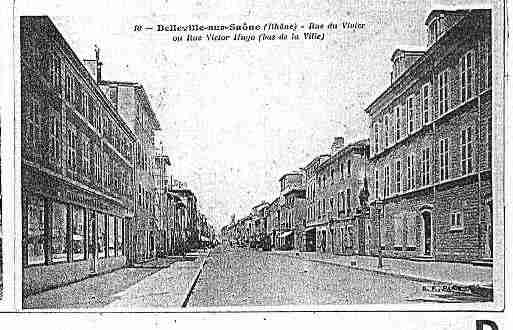 Ville de BELLEVILLE Carte postale ancienne