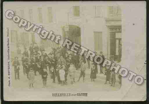 Ville de BELLEVILLE Carte postale ancienne