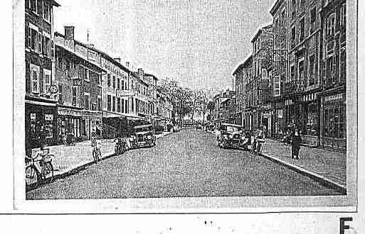 Ville de BELLEVILLE Carte postale ancienne