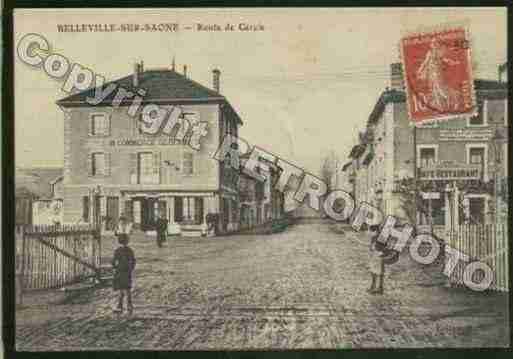 Ville de BELLEVILLE Carte postale ancienne