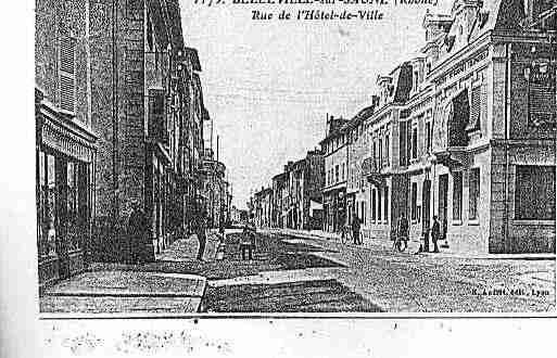 Ville de BELLEVILLE Carte postale ancienne