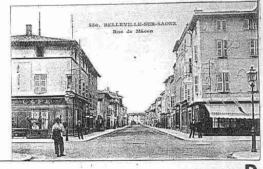 Ville de BELLEVILLE Carte postale ancienne