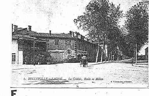 Ville de BELLEVILLE Carte postale ancienne