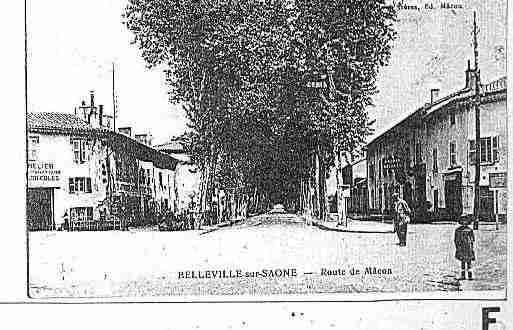 Ville de BELLEVILLE Carte postale ancienne